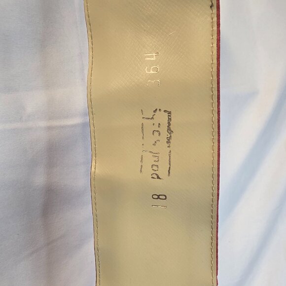 Vintage 40's-50's Paul Sachs Original Dress Pink Size 18 Matching Belt - Picture 11 of 16